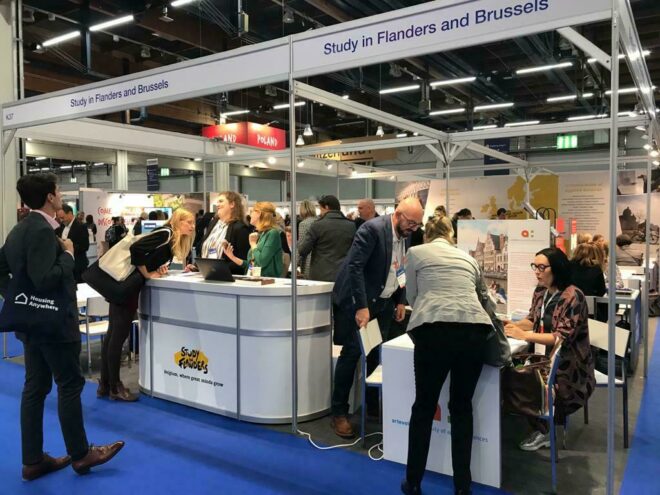 Study in Flanders beursstand